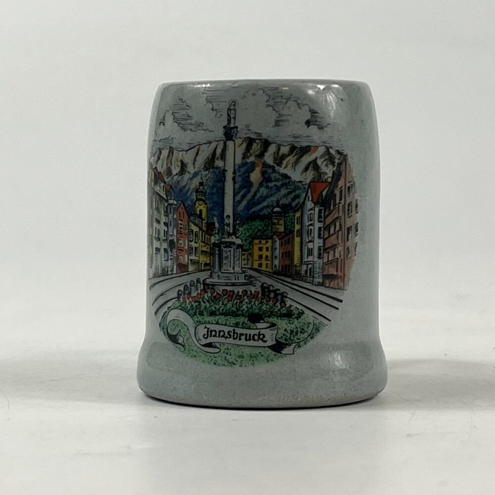 Innsbruck Austria Miniature Novelty Mug Cup Travel Souvenir Vintage Mini Alpine